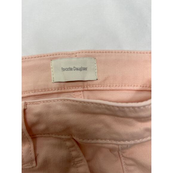 FAVORITE DAUGHTER Sara Super High Rise Cargo Pants Light Pink Size 2 - Picture 3 of 6